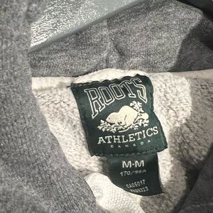 Roots hoodie grey medium